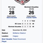 Grey Cup 2000 - Photo 1